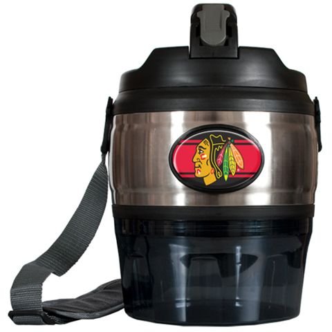 Chicago Blackhawks Large Stainless Steel Sports Jug