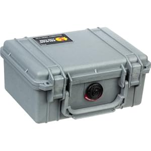 Pelican 1150 Case with Foam for Camera (Silver)