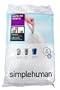 simplehuman Custom Fit Trash Can Liner B, 6 Liters / 1.6 Gallons, 30-Count (Pack of 4)