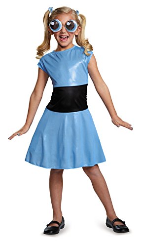Disguise Bubbles Classic Powerpuff Girls Cartoon Network Costume, Medium/7-8