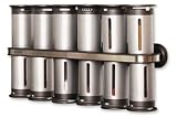 Zevro Zero Gravity Magnetic Spice Rack 12 Canisters