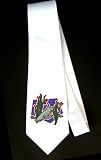 Party Decoration Necktie with shark, ocean, leucas, carcharhinus, sea, fish, fauna, seaweed, bull