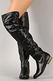 Bamboo Odell-02 Over The Knee Boots BLACK 6