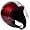 Burgandy with White Stripe