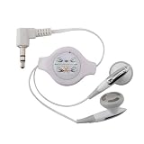 Universal Retractable Stereo Headset, White