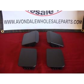 Jeep Wrangler TJ FRONT & REAR Bumper End Cap Set, Mopar