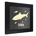 Shark Framed Print Nursery Wall Art