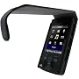 igadgitz Luxus Napa Leder Tasche Etui Schutzh�lle H�lle Case in Schwarz f�r MP3-Players Sony Walkman NWZ-S544 und NWZ-S545 + Display Schutzfolie
