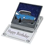 Blue Car Clip Magnet