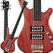 Corvette $$ 1585390105CPASHAWW 5-Strings Bass Guitar - Burgandy red OFC