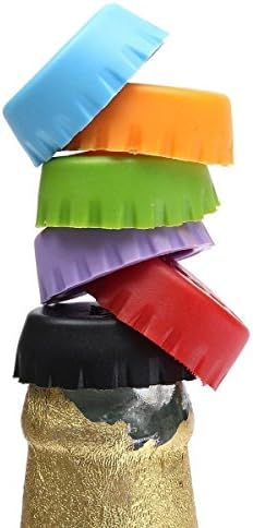 Dutub® 6 PCS Lids Soft Silicone Bottle Cap Plugs for Beer Vinegar Wine