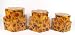 Boxen sechseckig mit Sonnenblumen -