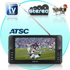 Handheld 7 inch Digital TV for North America (ATSC)