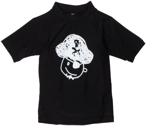 Wes and Willy Boys 8-20 Pirate Rashguard Shirt