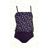 It Figures! Tummy Thinner Collection Angelfish Blouson Swimsuit $109