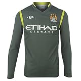 Umbro Manchester City Home Shirt 2011 2012 Junior Green 9-10 (MB)