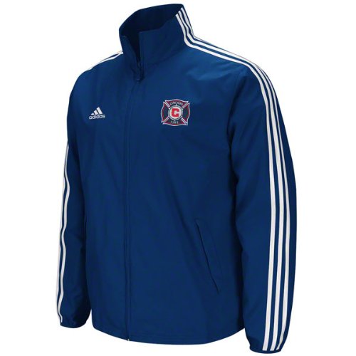 Chicago Fire adidas Navy Primary Logo Lightweight Jacket Chicago Fire adidas Navy Primary Logo Lightweight Jacket