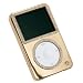 Slider 14k Gold Plated Clear Swarovski Crystals For Ipod Vid