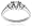 14k White Gold 3-Stone Round Diamond Ring (1 cttw, J-K Color, I2-I3 Clarity), Size 5
