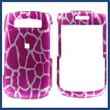 New Blackberry 9700 / 9780 Bold Silver Hot Pink Giraffe Phone Protective Case Easy Installation