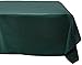 LinenTablecloth 60 x 102-Inch Rectangular Polyester Tablecloth Hunter Green