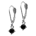 14k White or Yellow Gold Black Diamond Earrings (5/8 cttw)