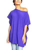 SO Cachemire & Knitwear Poncho Gisele (Violeta)