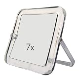Square Easel Stand 7X to 1X Magnifying Mirror