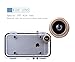 NUJIA iPhone 6 6s Plus Waterproof Case with 170° Wide Angle Lens Perfect for Swimming, Boating, Fishing, Skiing Compatible with GoPro Adapter (GoPro Set for iPhone 6/6s Plus)