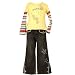 Little Girls Boutique Clothes BON VOYAGE Outfit 2pc Set FLAPDOODLES Girl 2T-6X