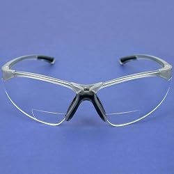 Radians Reading Bifocal Clear C2 Safety Glasses +2.0