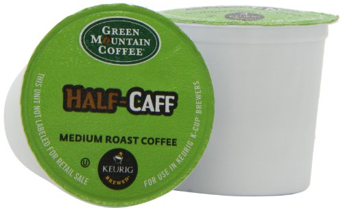 Green Mountain Coffee, Half-Caff K-Cup Portion Pack for Keurig Brewers, 50 count