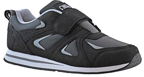 Omega Mens Jogger Velcro Shoe (Available in Medium and Wide Width)