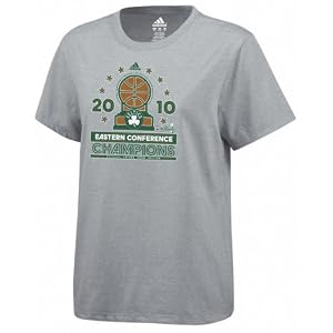 Buy Boston Celtics Ladies 2010 Eastern Conference Champions Official Locker Room T-Shirt