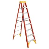 Werner 6208 300-Pound Duty Rating Type IA Fiberglass Stepladder, 8-Foot