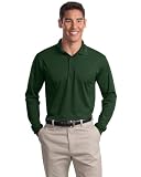 Sport-Tek Men's Long-Sleeve Micropique Sport-Wick Sport Shirt. ST657