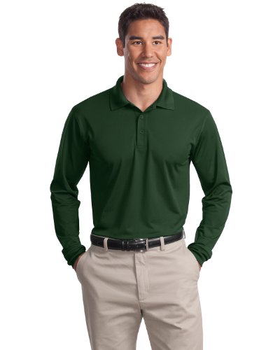 Sport-Tek Men's Long-Sleeve Micropique Sport-Wick Sport Shirt. ST657