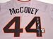 Willie McCovey Autographed/Hand Signed San Francisco Giants Baseball Jersey