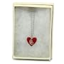 NCAA College Chain Necklace - Oklahoma University Sooners Heart