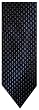 Men's Michael Kors Necktie Neck Tie Black, Blue and Silver