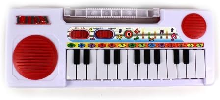 Deluxe Lida Children's Toy Piano Keyboard, 23 Keys w/ Pre-Programmed Melody (Colors May Vary)