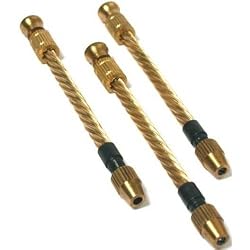 3 Brass Hand Drills Watch Makers Jewelers Spiral Tool