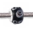 Pandora Style Charm Bead (Z49) Murano Style / Lampwork Glass (12mm x 10mm) (fits Troll too)