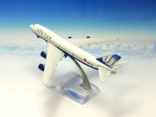 Airplane model die-cast / aircraft: United Airlines / American Boeing 747-400