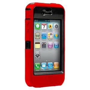 OtterBox Case for iPhone 4G (Red/Black)