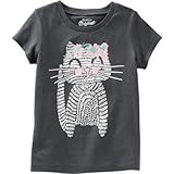 オシュコシュ OSHKOSH/ オシュコシュ オリジナル グラフィックティ グレー トップス半袖Tシャツ 4歳【並行輸入】