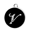Fleur De Lis Monogram Necklace - V Fleur De Lis Monogram Necklace - V