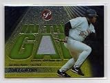 2002 Topps Pristine In the Gap Tony Gwynn Game Used Jersey Baseball Card