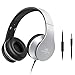 Headphones,Sound Intone Headphones with Microphone On Ear Noise Isolating Headsets for Iphone 6/6s/6 Plus Android Device,Laptop,Tablet(Grey)