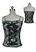 Black Sexy Floral Lace Bustier Corset Top